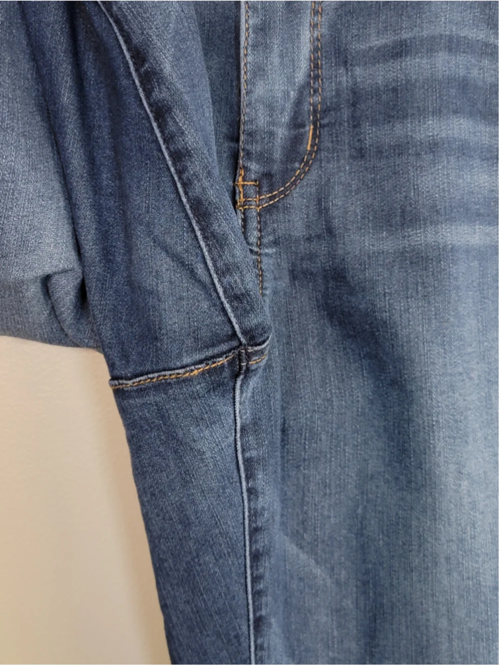 Democracy 16W Skinny Jeans Mid Rise Medium Blue Stretch Sculpting Ab Solution - Picture 5 of 10